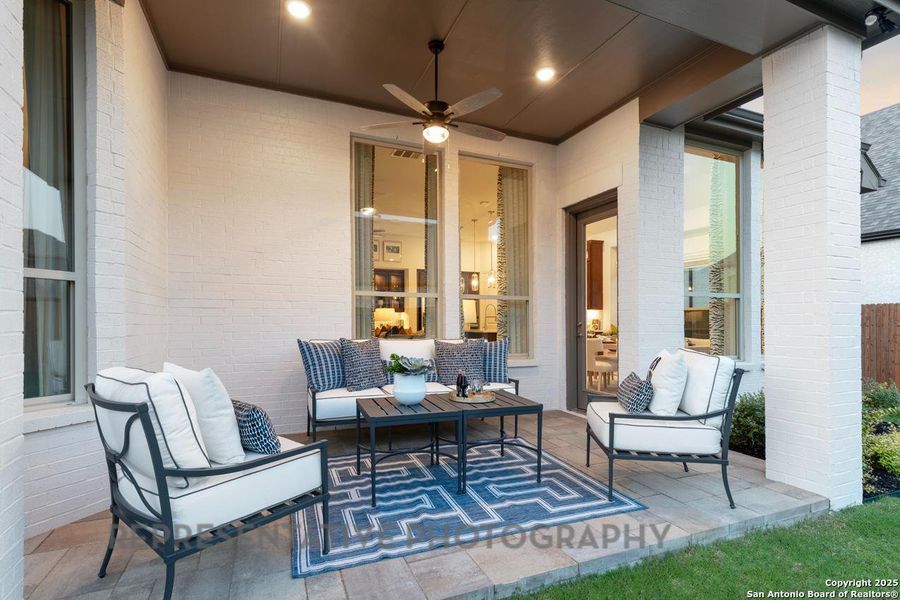 Furnished interior view inside a new home in Mayfair: 50ft. lots, New Braunfels (Image 14). Furnished interior view inside a new home in Mayfair: 50ft. lots, New Braunfels (Image 14).