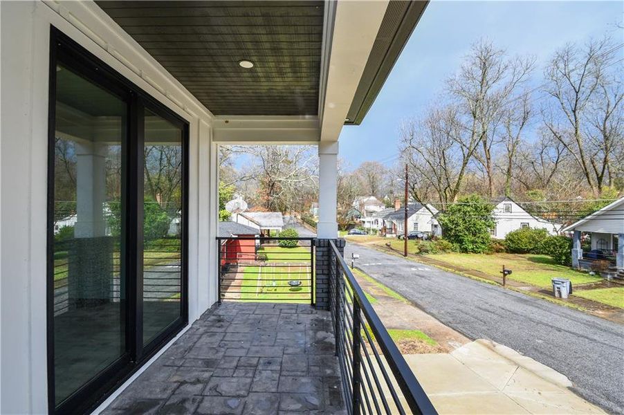 Exterior details and patio area of a home in , Atlanta (Image 19).