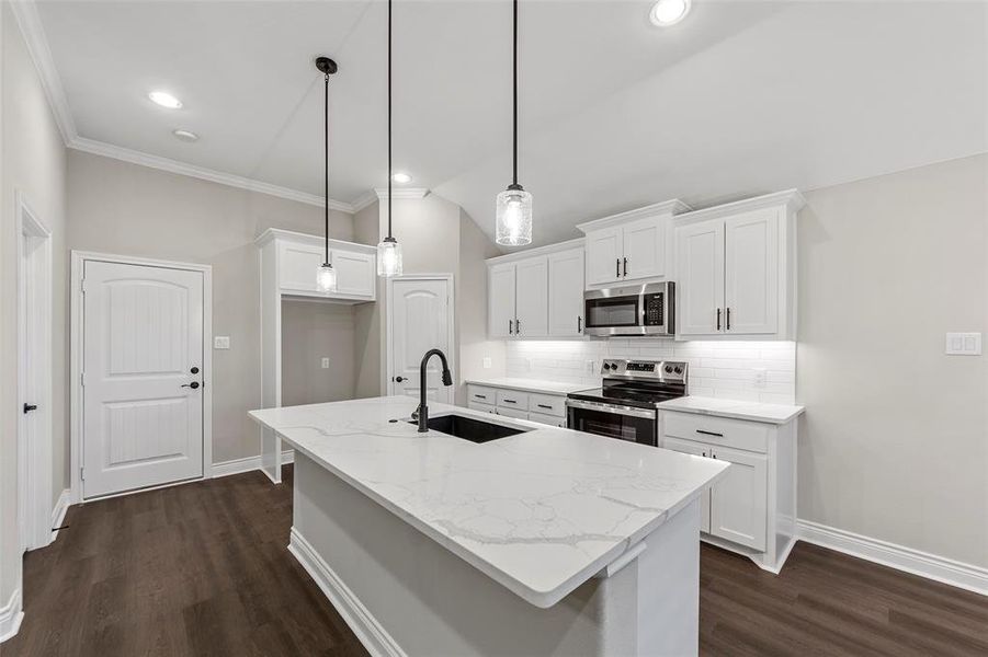 Furnished interior view inside a new home in , Greenville (Image 13). Furnished interior view inside a new home in , Greenville (Image 13).