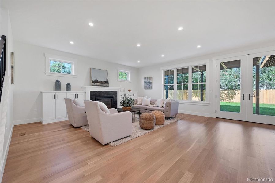 Furnished interior view inside a new home in , Denver (Image 26).