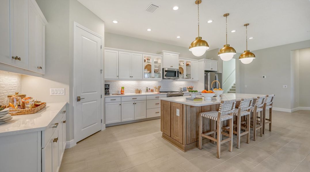 Furnished interior view inside a new home in Vistera of Venice, Nokomis (Image 12).