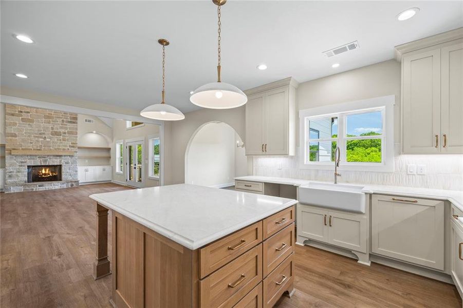 Furnished interior view inside a new home in , Monroe (Image 52).