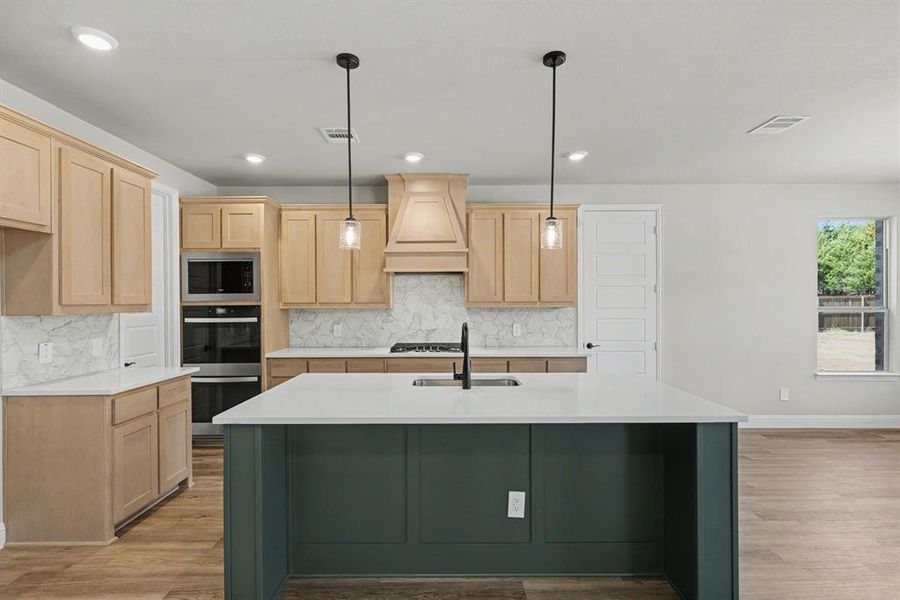 Furnished interior view inside a new home in Sagebrush Addition, Midlothian (Image 7).