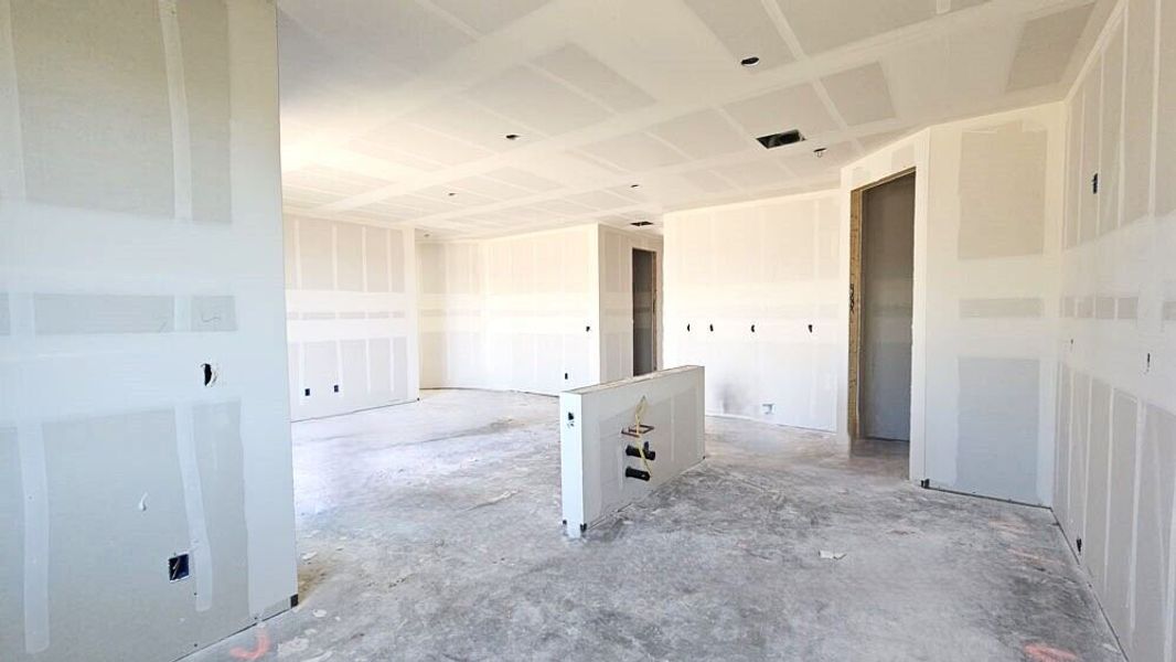 Dining nook to kitchen and great room