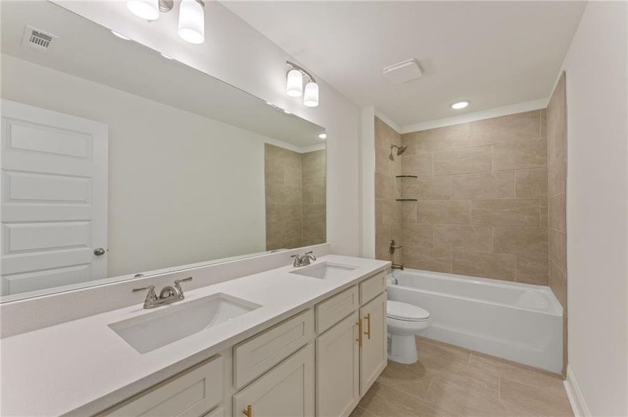 Furnished interior view inside a new home in Clark Farms, Flowery Branch (Image 7).