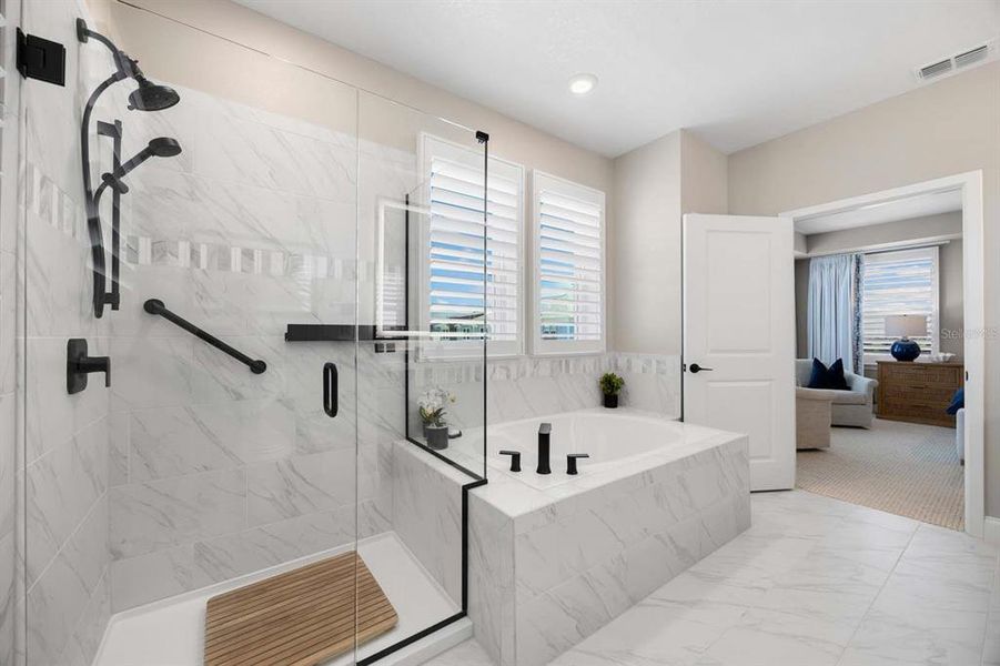 Furnished interior view inside a new home in Gatherings® of Lake Nona, Orlando (Image 31).
