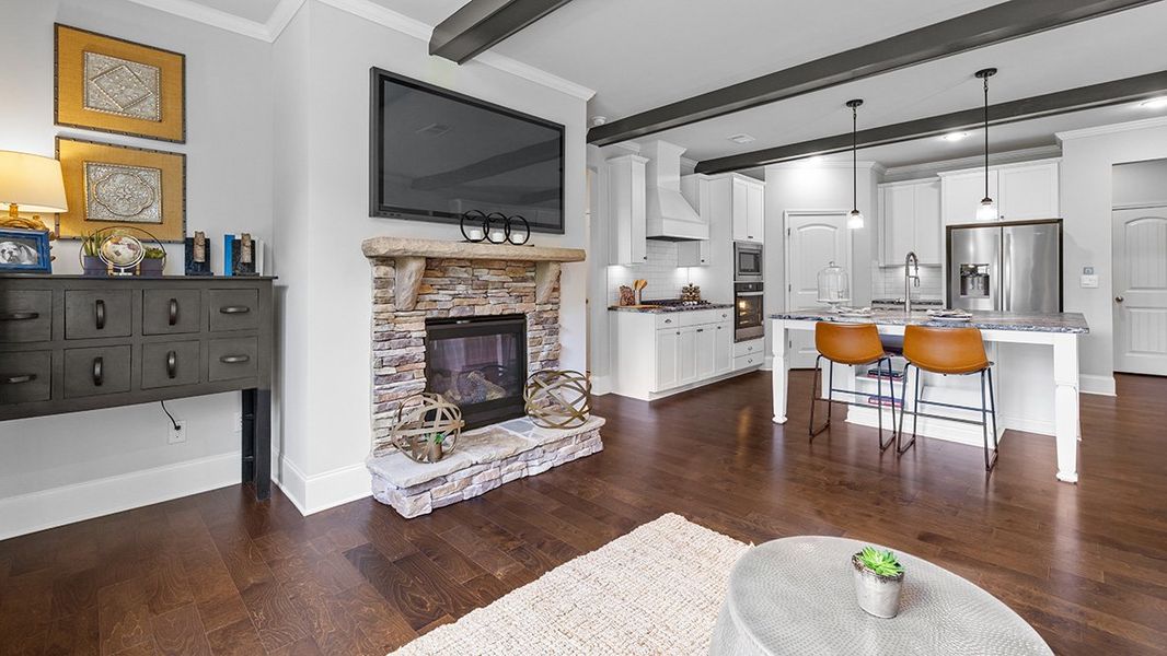 Furnished interior view inside a new home in Genesee, Newnan (Image 38).
