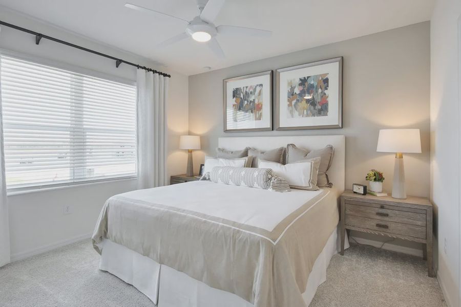 Representative furnished interior of a home built from the Morgan by Neal Communities in SkySail, Naples (Image 13).