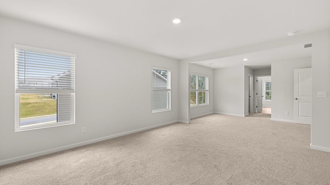 Representative unfurnished interior of a home built from the HALTON by D.R. Horton in Lost Creek, Dallas (Image 41).