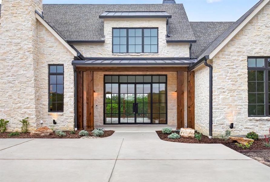 Exterior details and patio area of a home in , Aledo (Image 2). Exterior details and patio area of a home in , Aledo (Image 2).