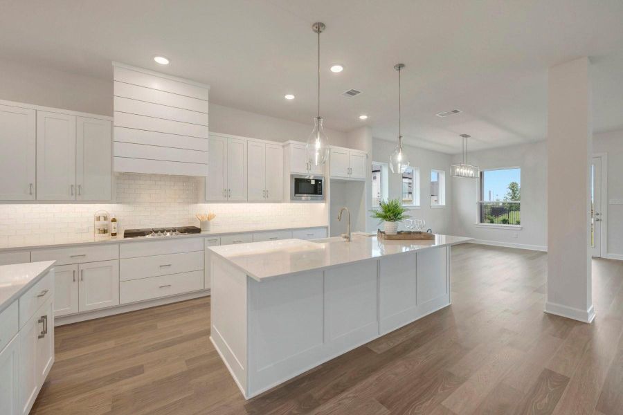 Furnished interior view inside a new home in Jordan Ranch - Premier Collection, Fulshear (Image 14).