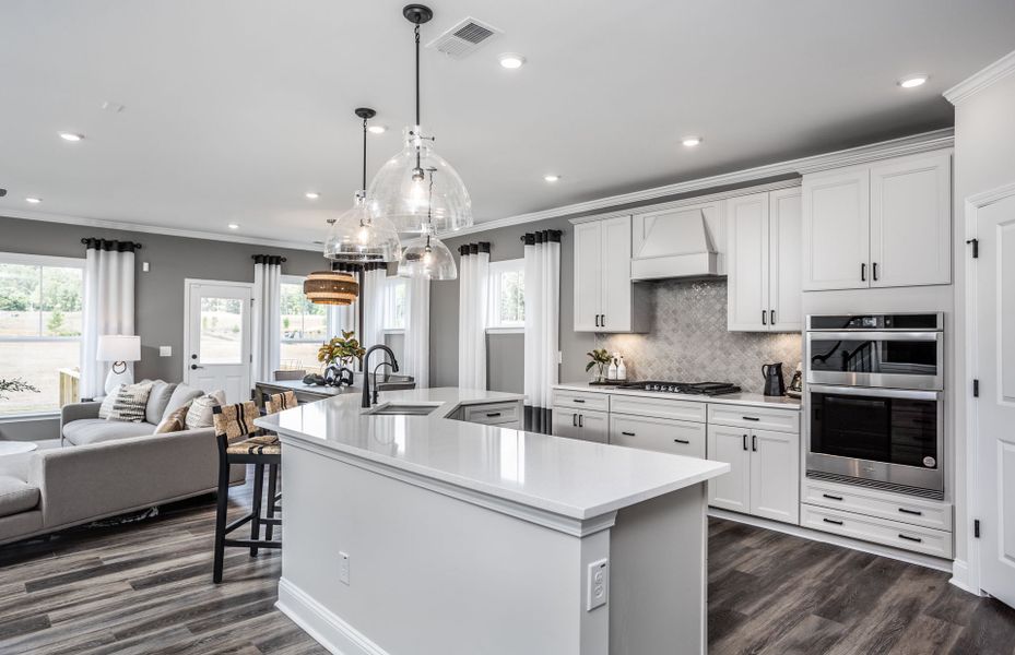 Open-Concept Kitchen & Living Area