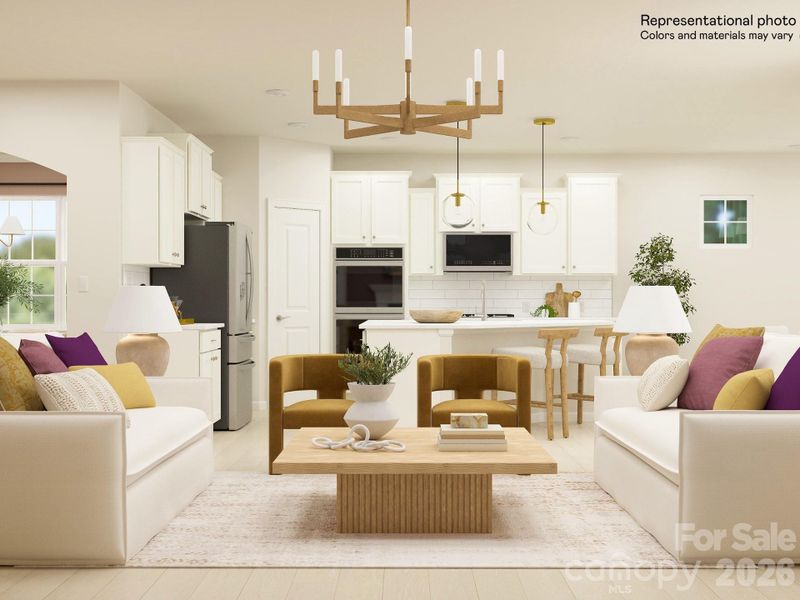 Furnished interior view inside a new home in Roselyn, Lancaster (Image 12).