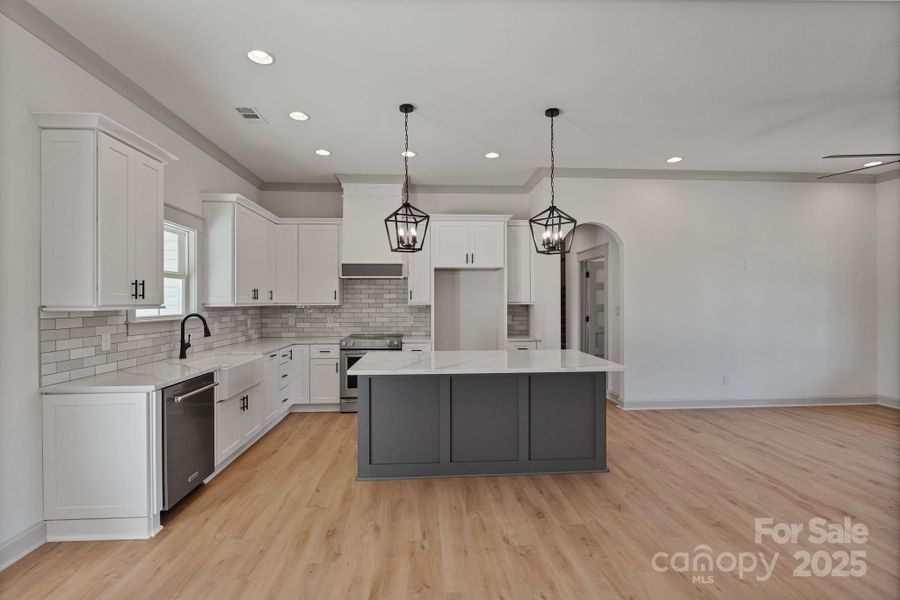 Furnished interior view inside a new home in , Clover (Image 18). Furnished interior view inside a new home in , Clover (Image 18).