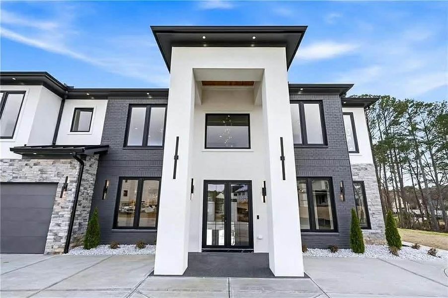 Exterior details and patio area of a home in , Buford (Image 50).