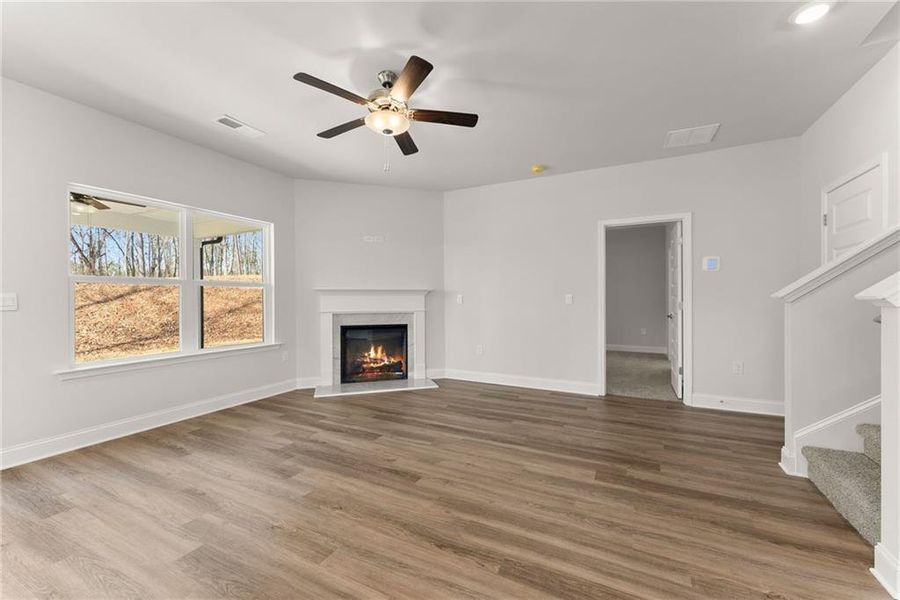 Spacious, unfurnished interior of a new home in Thunder Ridge, Dawsonville (Image 13). Spacious, unfurnished interior of a new home in Thunder Ridge, Dawsonville (Image 13).