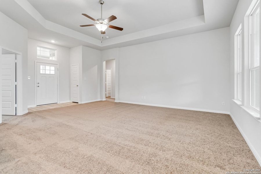 Spacious, unfurnished interior of a new home in Lonesome Dove, San Antonio (Image 27). Spacious, unfurnished interior of a new home in Lonesome Dove, San Antonio (Image 27).