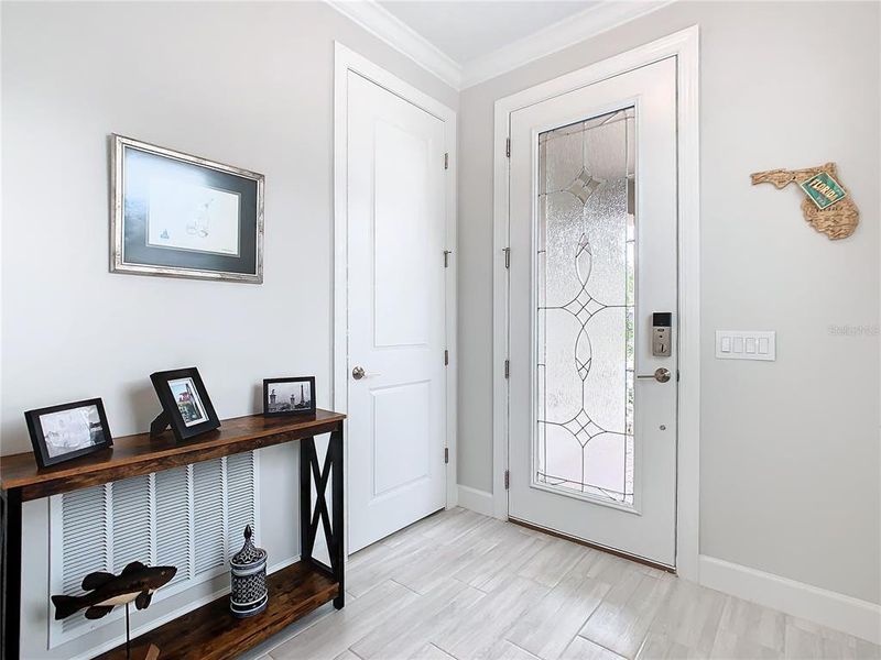 Foyer with Coat Closet