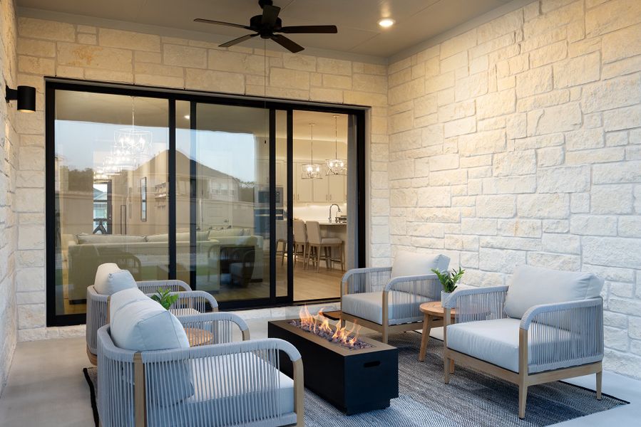 Representative exterior details of a home built from the Franklin by Scott Felder Homes in Esperanza, Boerne (Image 3). Representative exterior details of a home built from the Franklin by Scott Felder Homes in Esperanza, Boerne (Image 3).