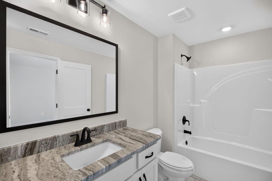 Furnished interior view inside a new home in Blackwelder Bluff, Bowdon (Image 20).