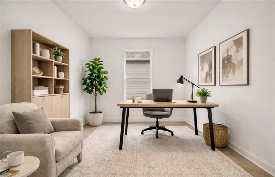 Furnished interior view inside a new home in Echols Farm, Hiram (Image 12).