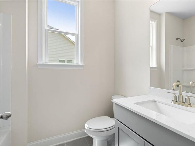 Furnished interior view inside a new home in Wehunt Meadows, Hoschton (Image 12).