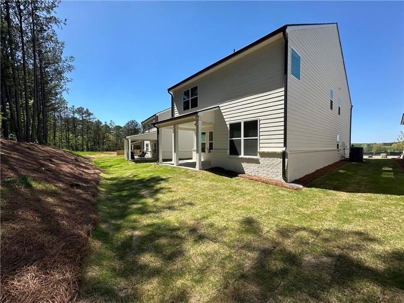Exterior details and patio area of a home in Kentmere, Auburn (Image 3).