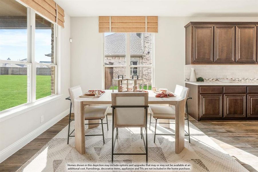 Furnished interior view inside a new home in The Lakes at Parks of Aledo, Aledo (Image 25).