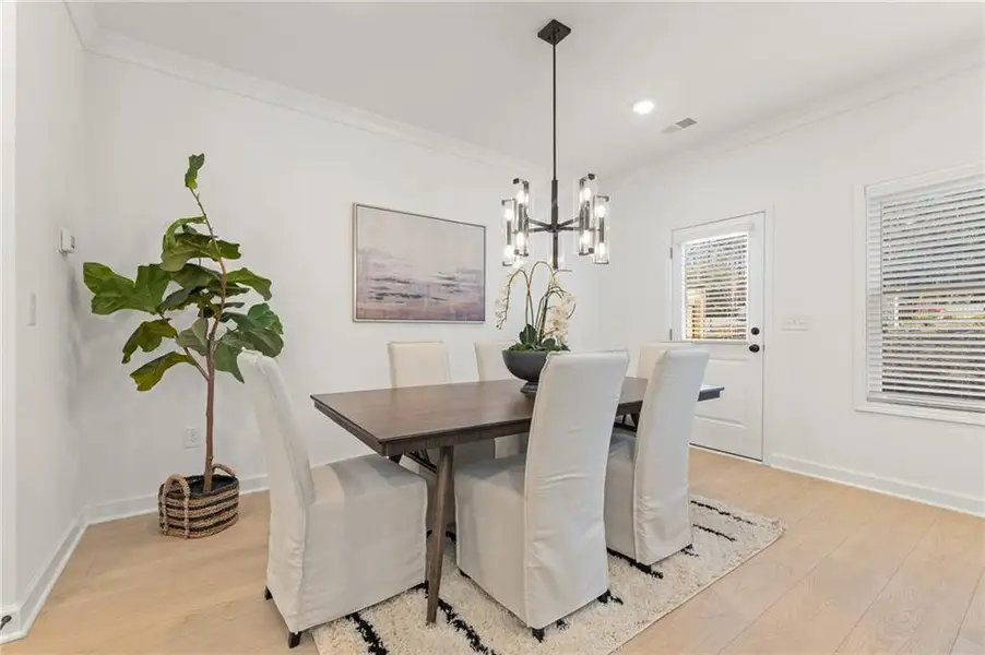 Furnished interior view inside a new home in River Walk Place, Lawrenceville (Image 7).