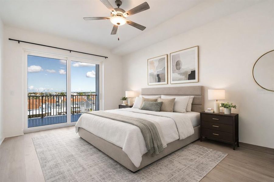 Furnished interior view inside a new home in , Madeira Beach (Image 9).