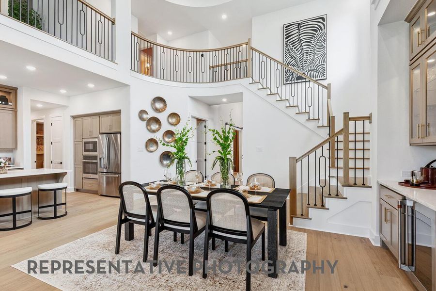 Furnished interior view inside a new home in Parkside On The River, Georgetown (Image 5).