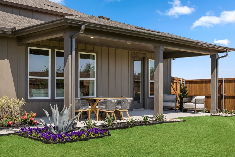 Representative exterior details of a home built from the 3147 Modeled by KB Home in Sierra Vista at Kelly Ranch, Aledo (Image 2). Representative exterior details of a home built from the 3147 Modeled by KB Home in Sierra Vista at Kelly Ranch, Aledo (Image 2).