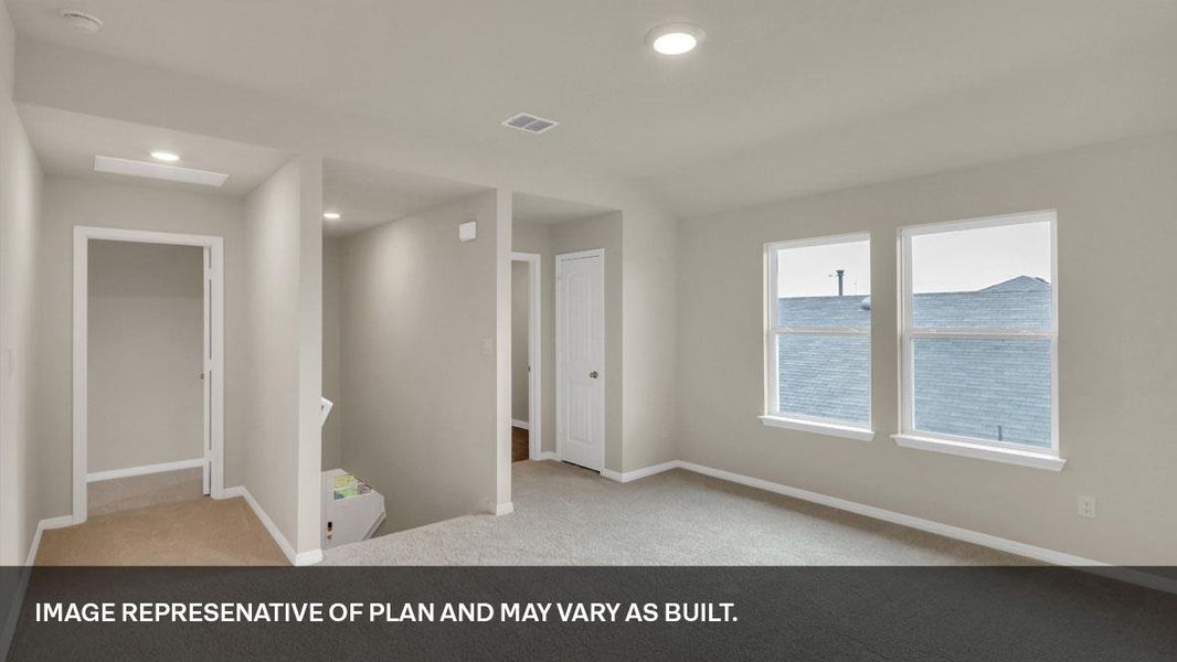 Spacious, unfurnished interior of a new home in Prairie Lakes, Buda (Image 22).