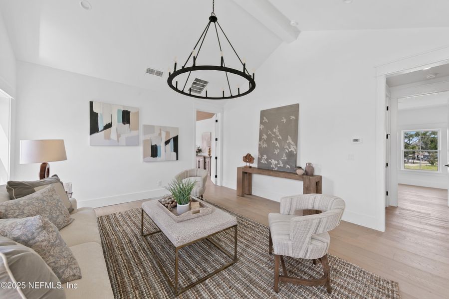 Furnished interior view inside a new home in , Ponte Vedra Beach (Image 27). Furnished interior view inside a new home in , Ponte Vedra Beach (Image 27).