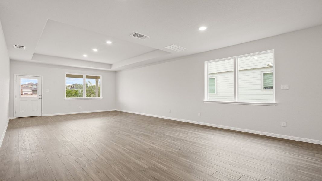 Dining and family room