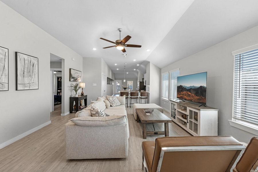 Furnished interior view inside a new home in Moran Ranch, Willis (Image 13).