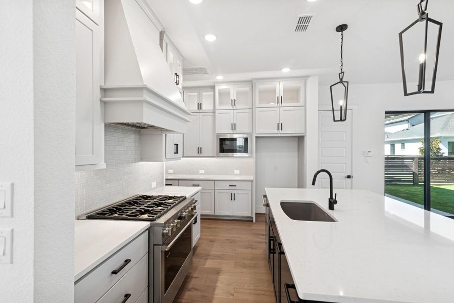 Furnished interior view inside a new home in Easthaven at Bridgeland Central - Horizon Collection, Cypress (Image 13).