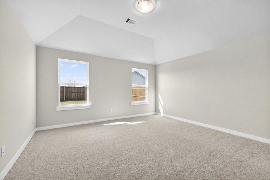 Representative unfurnished interior of a home built from the The Amherst by Lillian Custom Homes in Freeman Farm, Kaufman (Image 31). Representative unfurnished interior of a home built from the The Amherst by Lillian Custom Homes in Freeman Farm, Kaufman (Image 31).