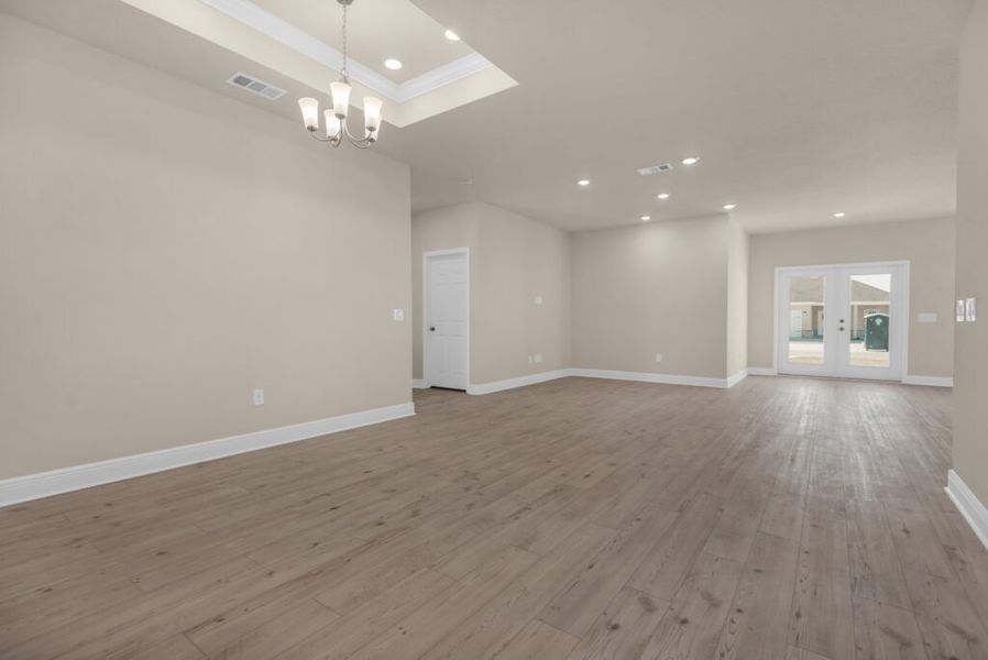 Spacious, unfurnished interior of a new home in Yellow River Ranch, Milton (Image 8).