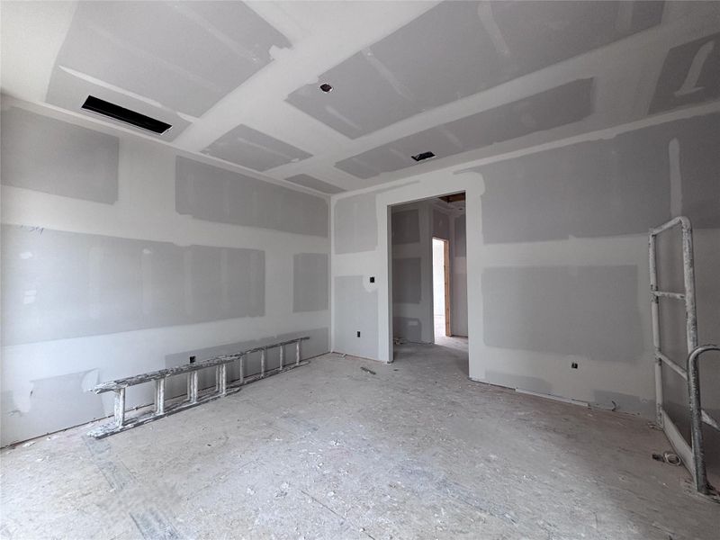 In-progress construction of a new home in The Colony 45s, Bastrop, TX (Image 11).