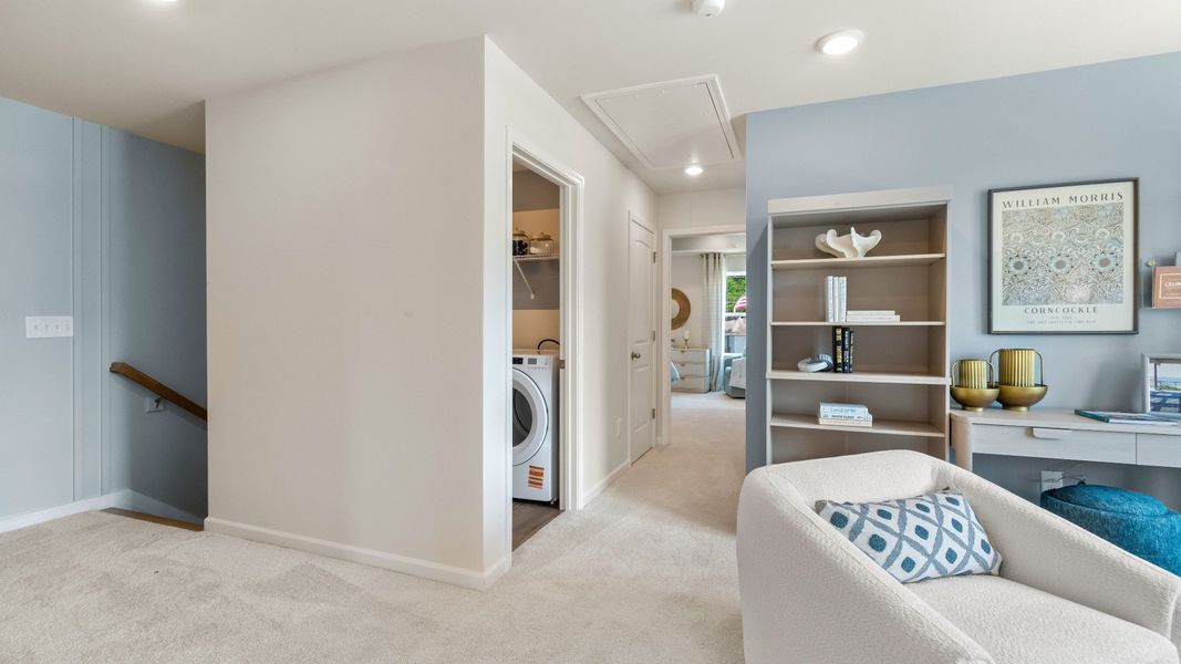 Furnished interior view inside a new home in Langley Overlook, Loganville (Image 26).