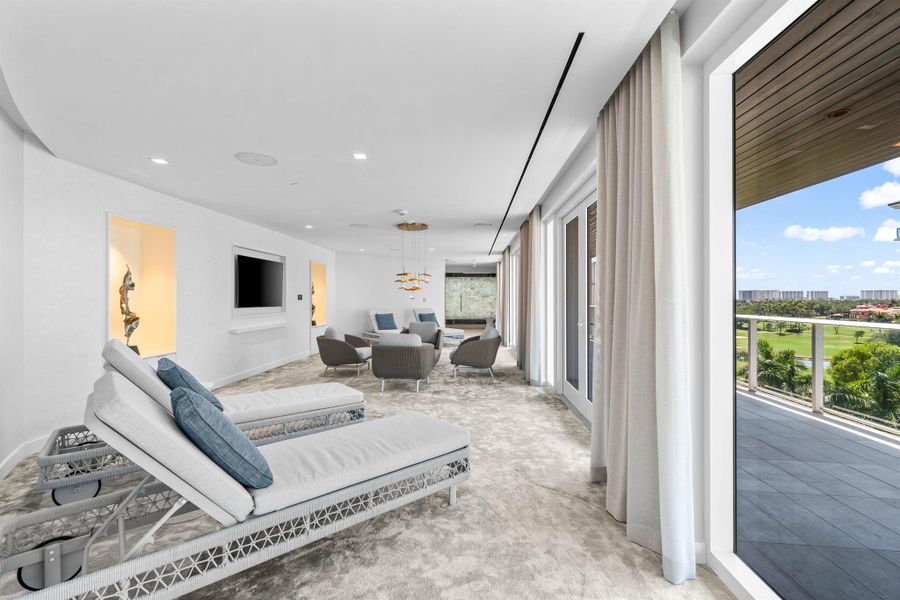 Furnished interior view inside a new home in , Boca Raton (Image 29).