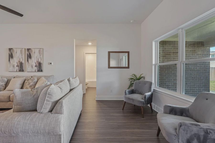 Furnished interior view inside a new home in Grand Oaks Reserve, Cleveland (Image 13).