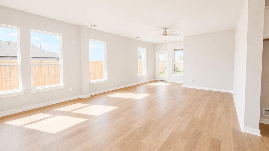 Spacious, unfurnished interior of a new home in Emberly  45', Beasley (Image 37).