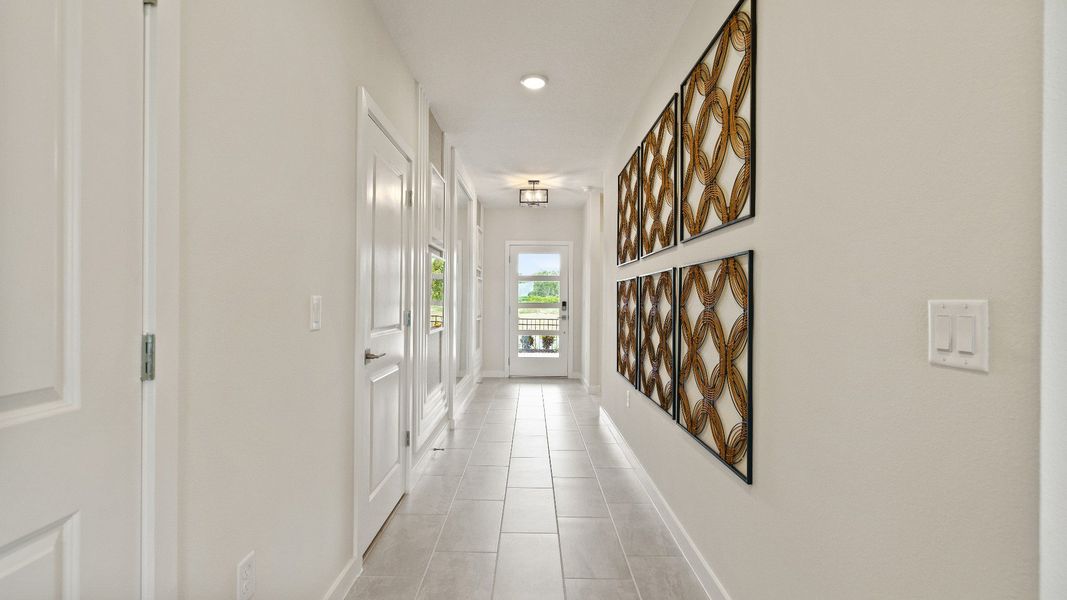 Representative furnished interior of a home built from the Castaway by DRB Homes in Willowbrook North, Winter Haven (Image 46).