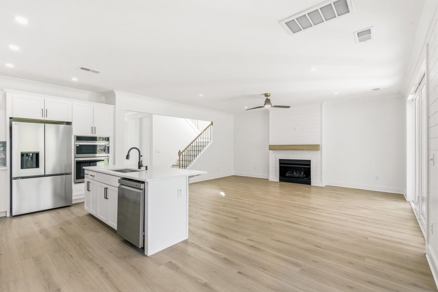 Furnished interior view inside a new home in , Johns Island (Image 10).