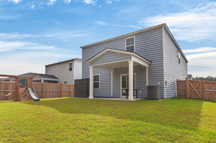 Exterior details and patio area of a home in Cypress Preserve, Moncks Corner (Image 3).
