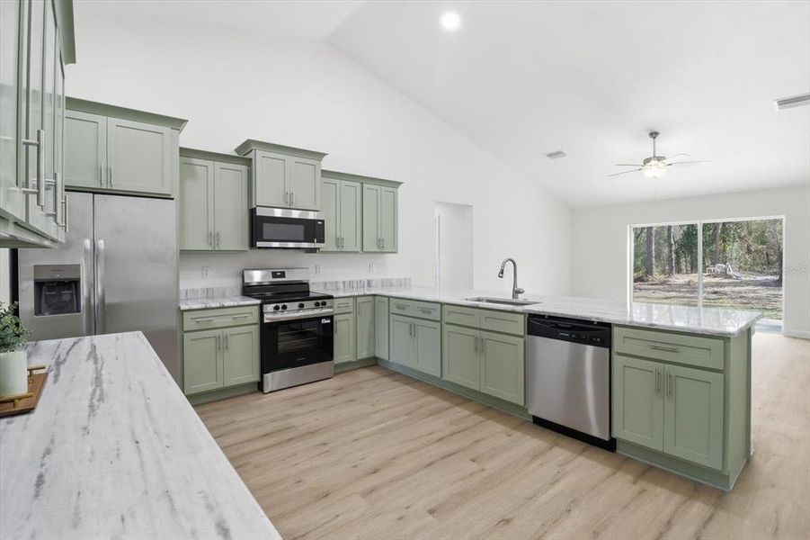 Furnished interior view inside a new home in , Weeki Wachee (Image 7).