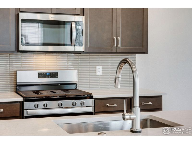 Close-up of interior finishes inside a home in Westside Crossing, Berthoud (Image 18).