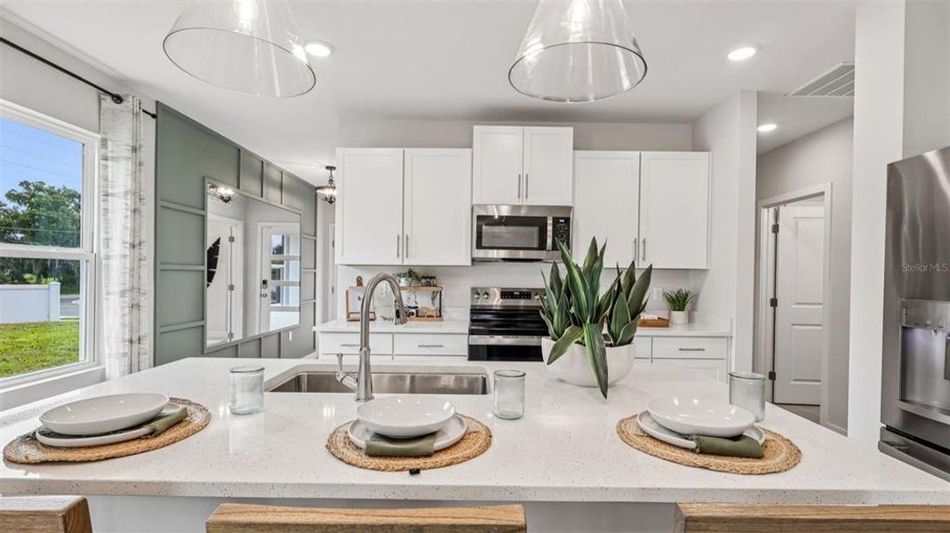Furnished interior view inside a new home in Liberty Trace, Haines City (Image 4).